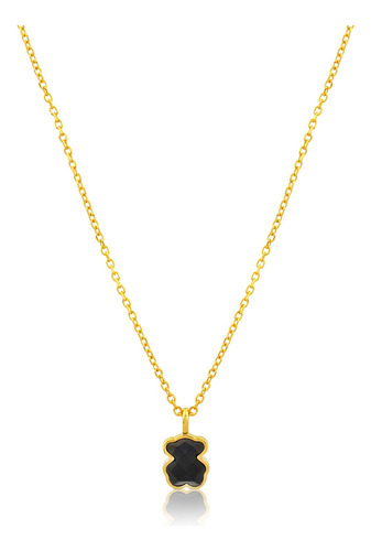 Collar Tous Twist De Plata Vermeil Color Dorado