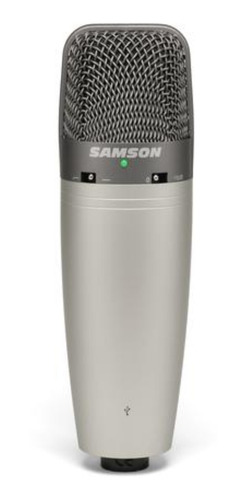 Micrófono Samson C03u Condensador  Multipatrón Plata