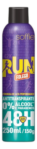 Desodorante Antitranspirante Soffie Run Fôlego 250ml
