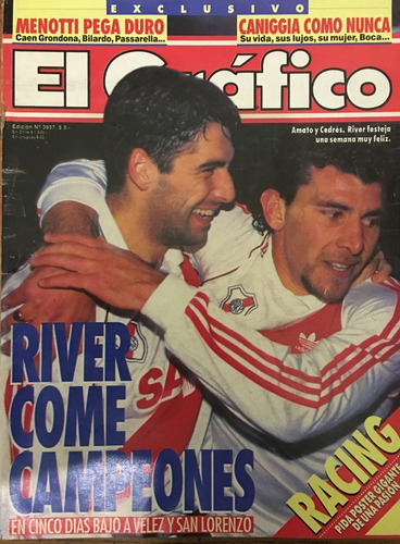 El Gráfico, N° 3957 Revista Fútbol Argentino, Cb