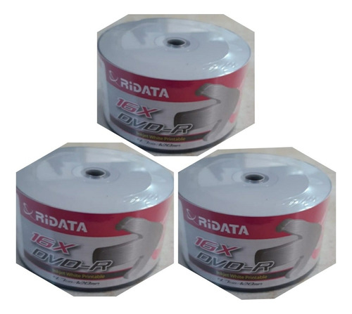 50 Dvd-r Printable Ridata 4.7 Gb 120 Minutos 16x