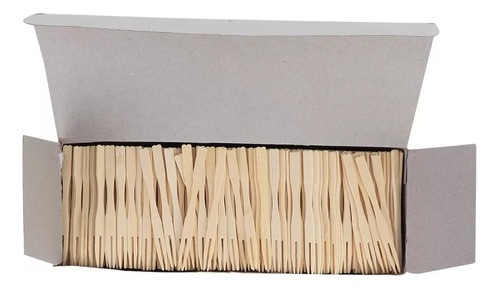 Tenedores Desechables De Bambú Para Tarta De Postre, 800 Uni
