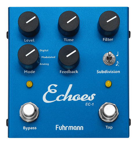 Pedal Guitarra Fuhrmann Echoes Tap Delay Ec-01 2017