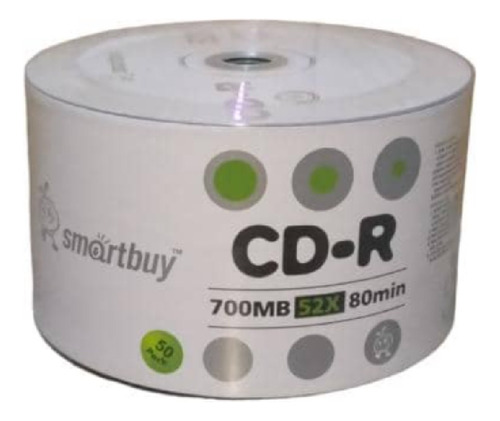 Cd-r Smartbuy Logo 52x 700 Mb 80 Min
