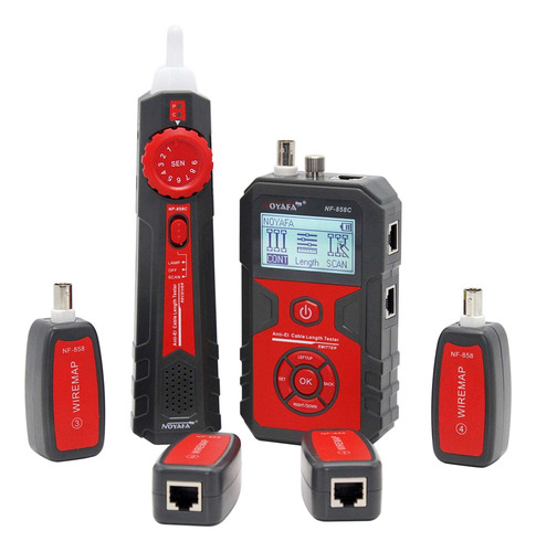 Probador Red Lcd Comprobador Cable Coaxial Rj11 Rj45 Vfl