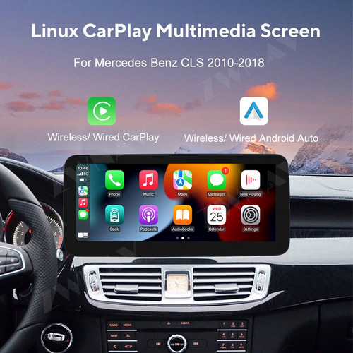 Para Radio Estéreo Mercedes Benz Cls 10-18 Linux Carplay Gps