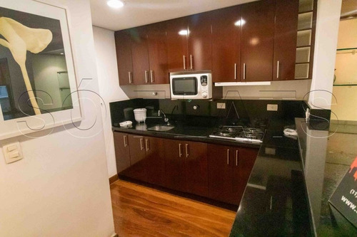 Flat No Itaim No Pool De Locação - Sf5822
