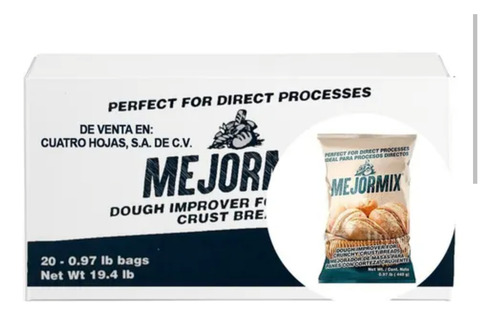 Mejorante De Masas Para Pan Blanco Mejormix 20 Pz De 440g