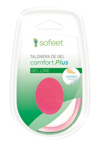 Talonera De Gel Confort Plus - Punto Rojo