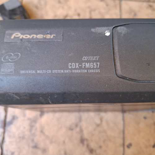 Disqueteira Fm Pioneer Cdx-fm657 Excelente Estado C/ Control (Usado)