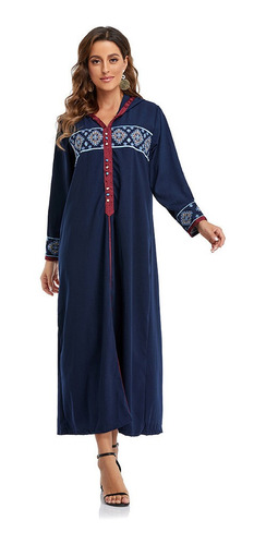 Vestido De Mujer Casual De Estilo Rural De Arabia Saudita 