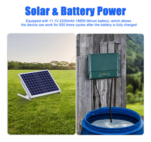 Kit De Riego Por Goteo Solar: 7 Modos De Temporización Y 30