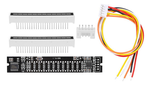 Mini Diy Dual 12 Nível Estéreo Música Nível Espectro Áudio
