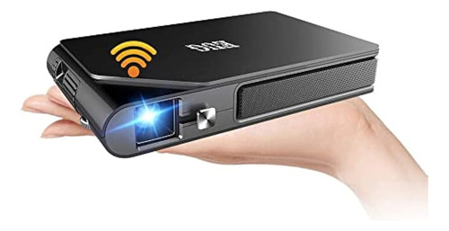 Pocket Wifi Proyector Mini Hd Dlp Soporte De Batería 1080p A