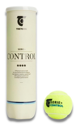 1 Tarro De Pelotas De Tenis Tretorn - Control +  X4 