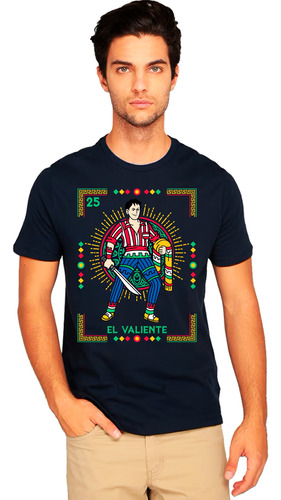 Playera Mexicana 15 Septiembre Diseño 545 El Valiente Beloma