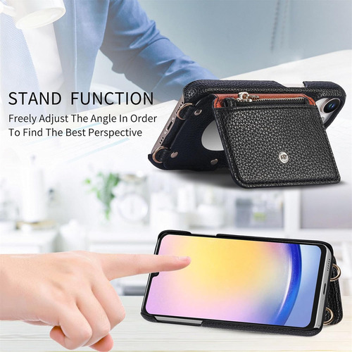 Funda De Teléfono Tipo Cartera Con Forma De Bandolera Extraíble Y Duradera Para Samsung Galaxy A56 5g