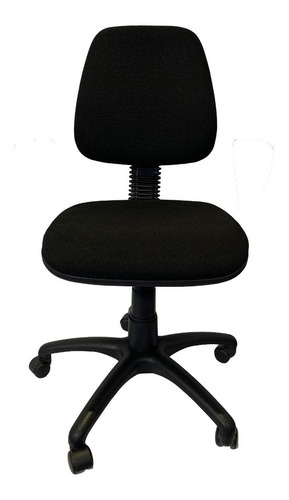 Silla de escritorio Luxo 161 L161 ergonómica  negra con tapizado de tela