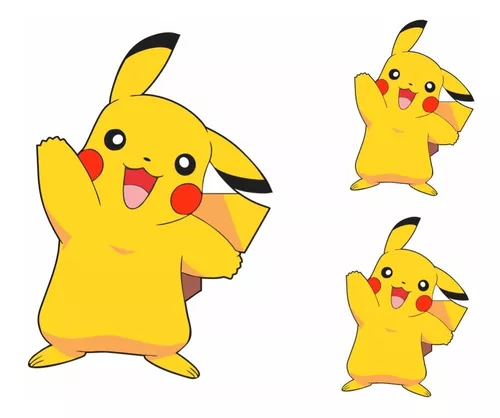 Adesivo Decorativo Pokemon Pikachu Pequeno