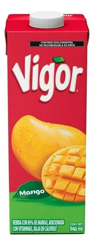 7 Pzas Bebida Vigor Mango 946 Ml