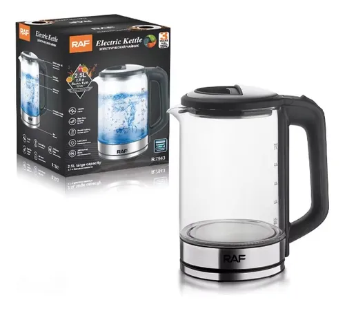 Hervidor De Agua Eléctrico 1500w 2,5lts Base Gira 360° Raf C
