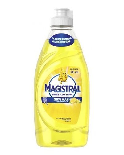 Detergente Magistral X300ml Limon Limpieza Mayorista