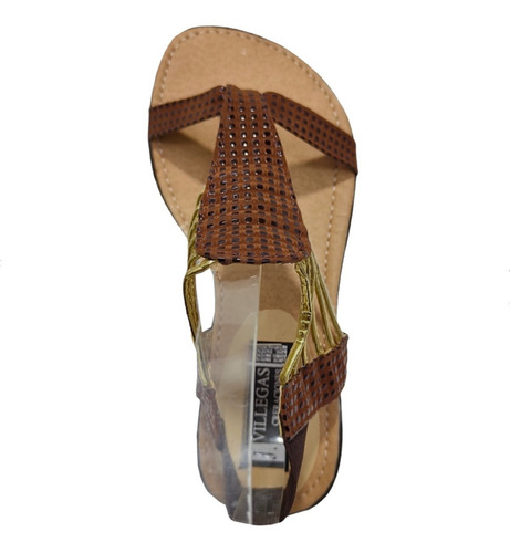 Imagen 4 de 9 de Huarache Dayana Ajustable Combinable Sandalia Pata De Gallo