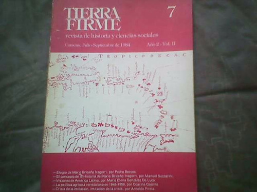 Tierra Firme/revista De Historia Y Ciencias Sociales (Usado)
