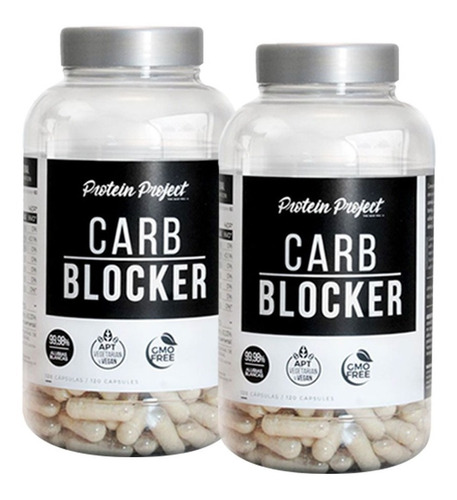 Carb Blocker 120 X 2 Un Protein Project Descenso Peso Adn