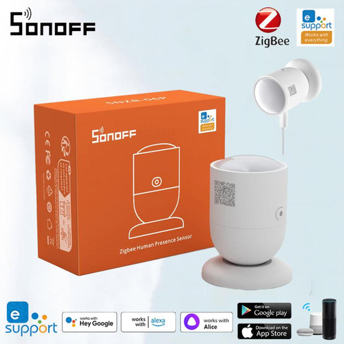 Sensor De Presencia Humana Sonoff Snzb-06p Zigbee 5,8 Ghz Oq