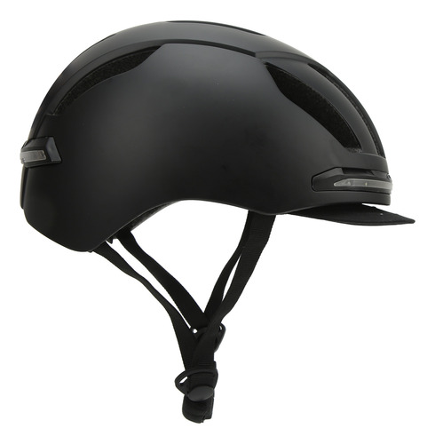 Casco De Bicicleta Con Luces Led, Ligeras, Ajustables Y Tran