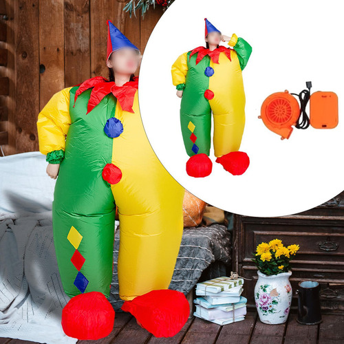 . Disfraz Inflable De Carnaval Con Mono Con Soplador De Aire