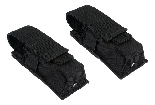 2 Piezas Durable Nylon Linterna Bolsa Utilidad Funda Soporte