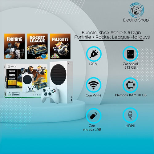 Imagen 8 de 12 de Microsoft Xbox Series S 512GB Gilded Hunter Bundle color blanco