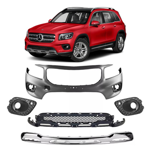 Parachoque Grade Milha Spoiler Dianteiro Glb200 2020 22 2023