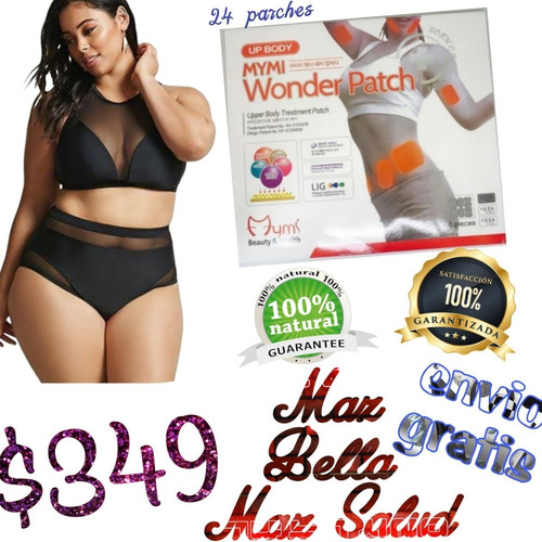 Mimi 100% Adelgaza Reduce Reafirma Quema Grasa 48 Parches