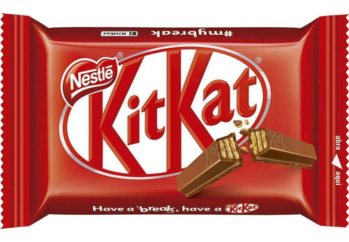 Chocolate Kit Kat Ao Leite 41,5g Nestlé Caixa C/24 Unidade
