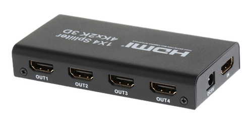 Imagen 8 de 8 de 4k 1x4 Splitter Amplificador Interruptor 1 En 4 Fuera Para