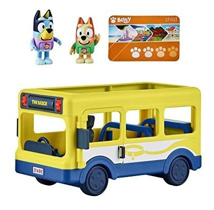 Bluey Bus, Paquete De Vehículos Y Figuras De Autobús, Con 