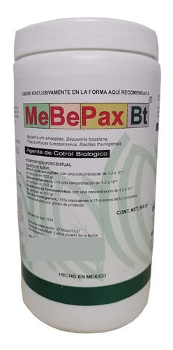 Mebepax Control Biologico Hongos Entomopatogenos (6 Piezas)