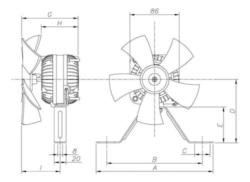 Micro Motor Exaustor 1/25 Hp Bivolt - Elgin