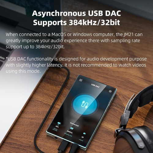 Fiio Jm21 - Reproductor Digital De Audio Hi-res Negro