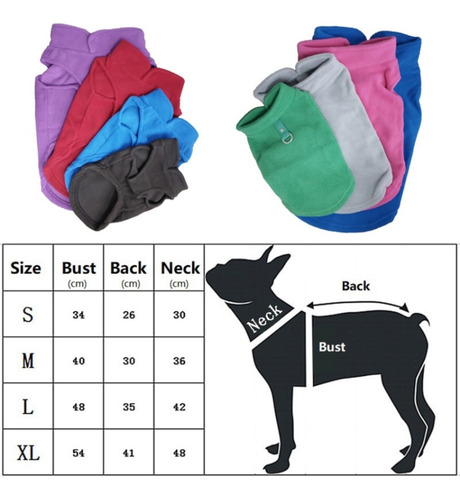 Ropa De Franela Polar De Invierno Púrpura Para Mascotas, Abr