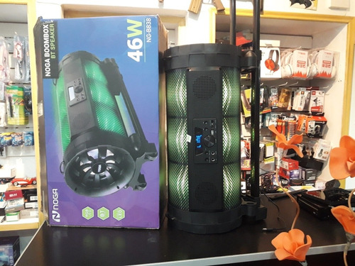 Noga Boombox Parlante Potenciado Karaoke Bluethooth Portátil