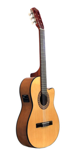 Imagen 2 de 3 de Guitarra criolla electroacústica Gracia M10 natural