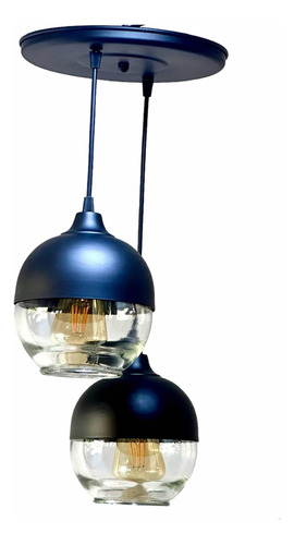 Lámpara Colgante Modelo Goccia 2 Luces