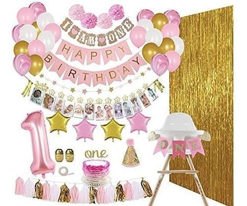 Articulo Para Fiesta - Reigndrop 1st Birthday Girl Decoratio