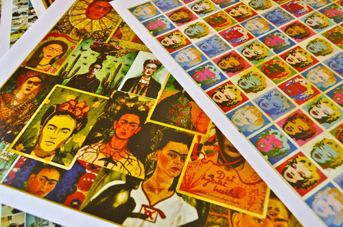 Frida Kahlo #03! Lámina Decoupage Autoadhesiva 30 X 42 Cm