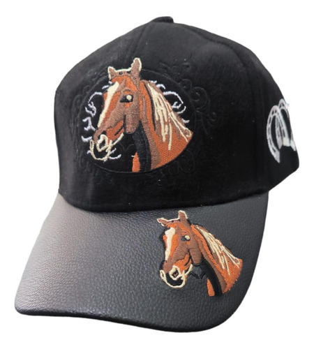 Jockey Visera Curva Caballo Colores A Elegir