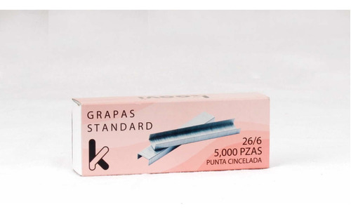 10 Paquetes Con Grapas 5000 Piezas Standard Marca Koovi